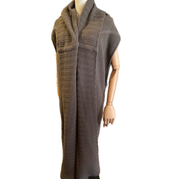 Rick Owens Sleeveless Cashmere Cardigan Sweater Dustulator A/1 06 Lrg Vintage - Picture 4 of 9